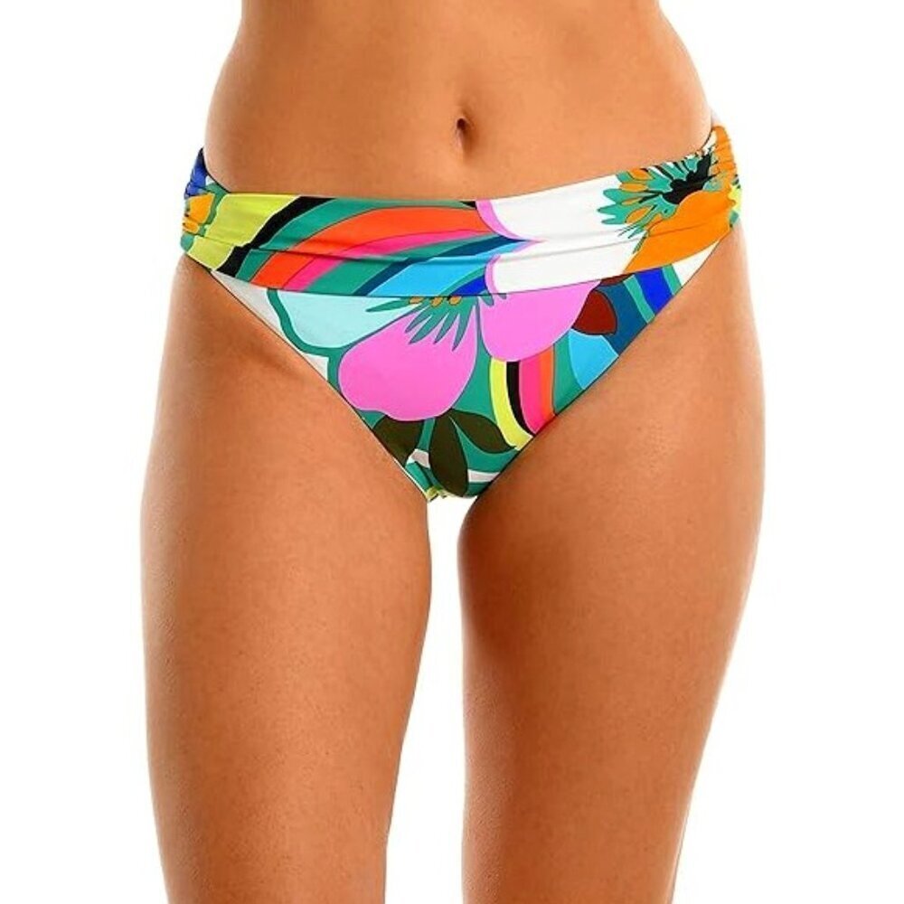 La Blanca 'Suncatcher' Shirred-Band Bikini Swimsuit Bottom, Multicolor